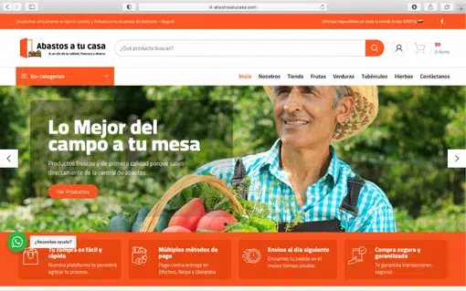 Inicio 30 sitio web abastos a tu casa Tu Negocio WB