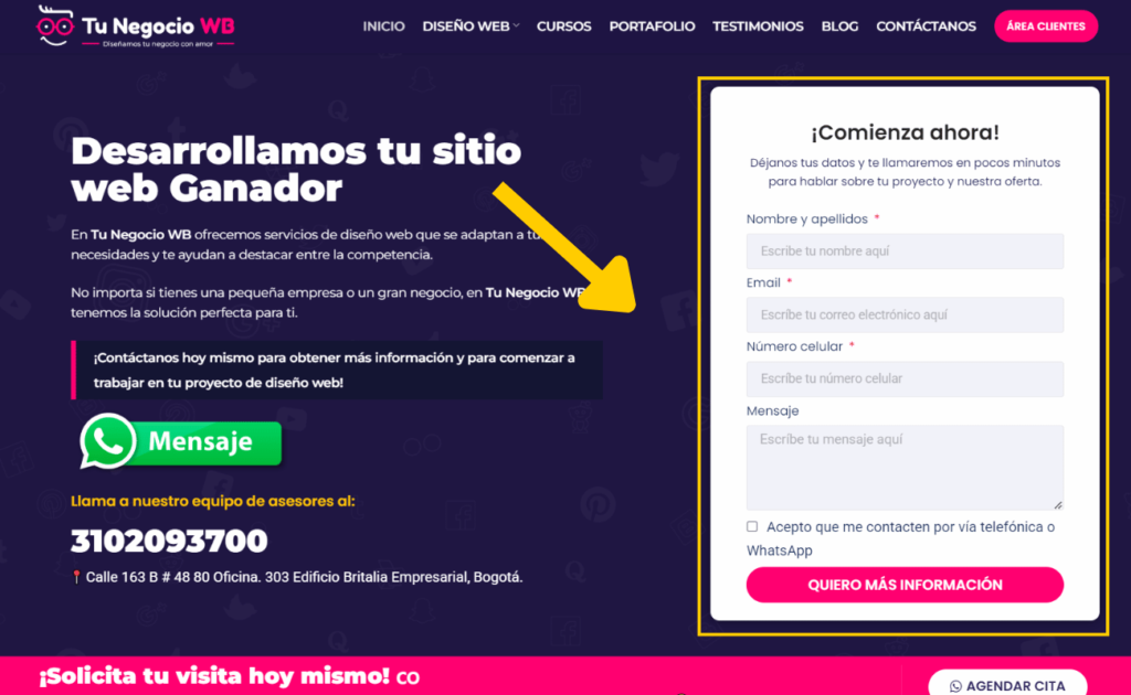 formulario tunegociowb